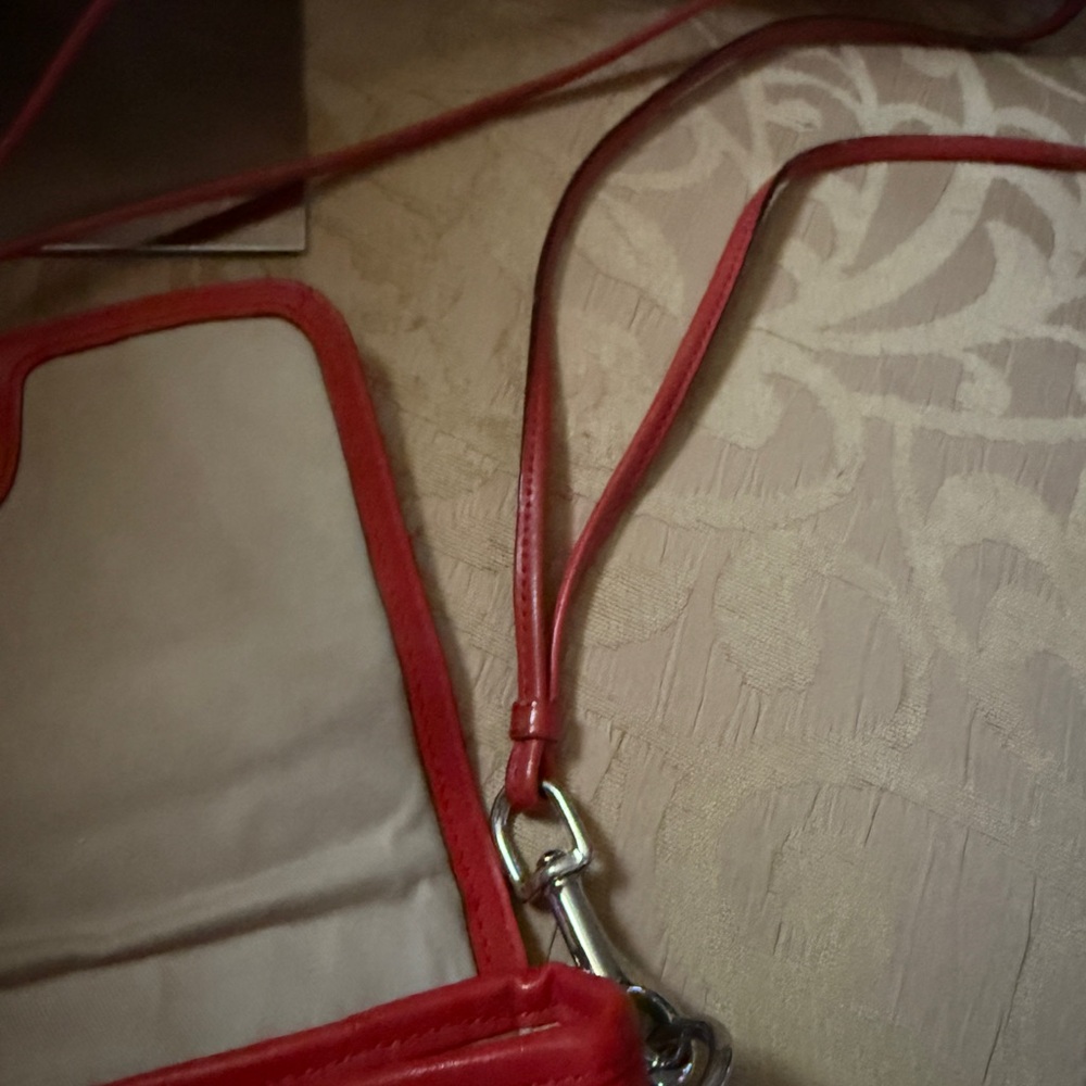 Coach legacy 19914 Leather Crossbody Bag Watermelon Boho Y2K preowned - Picture 13 of 16